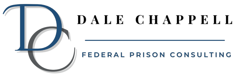 Logo of DC Federal Prison Consulting featuring stylized letters 'D' and 'C' with a circular design and the text 'FEDERAL PRISON CONSULTING' in blue.